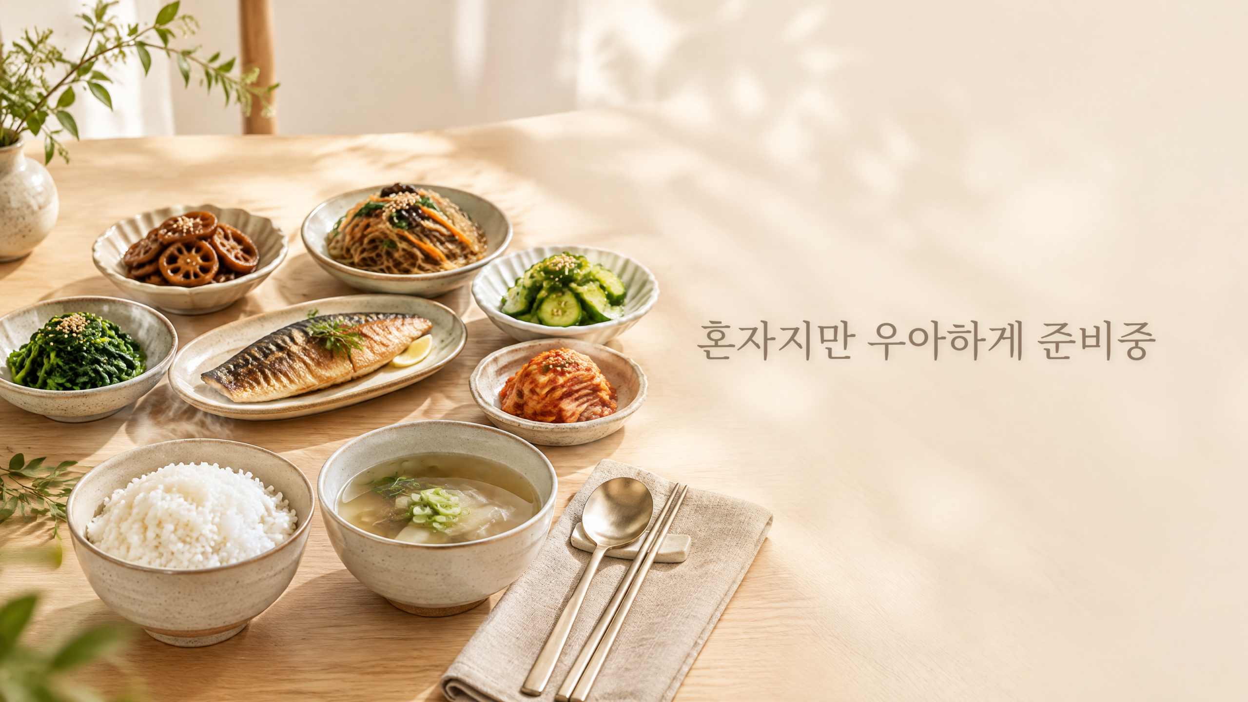 혼자지만 우아하게